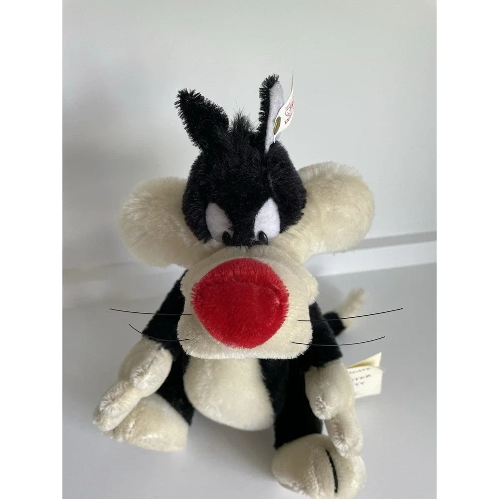 Steiff Sylvester Looney Tunes LE 2500 plush stuffed animal 1998 Made in Germany - Picture 3 of 14